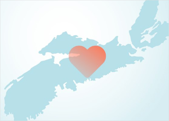 Stronger Together Nova Scotia logo
