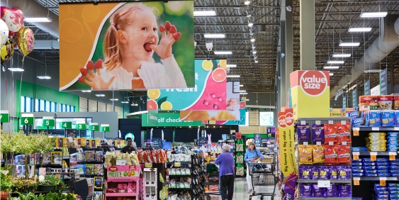 A picture of inside a store.