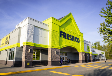 A picture of Freshco outside store.