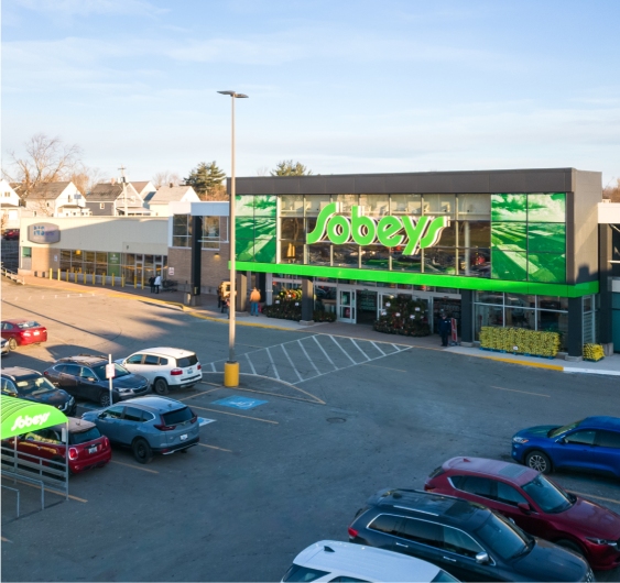 A picture of outside a Sobeys store.